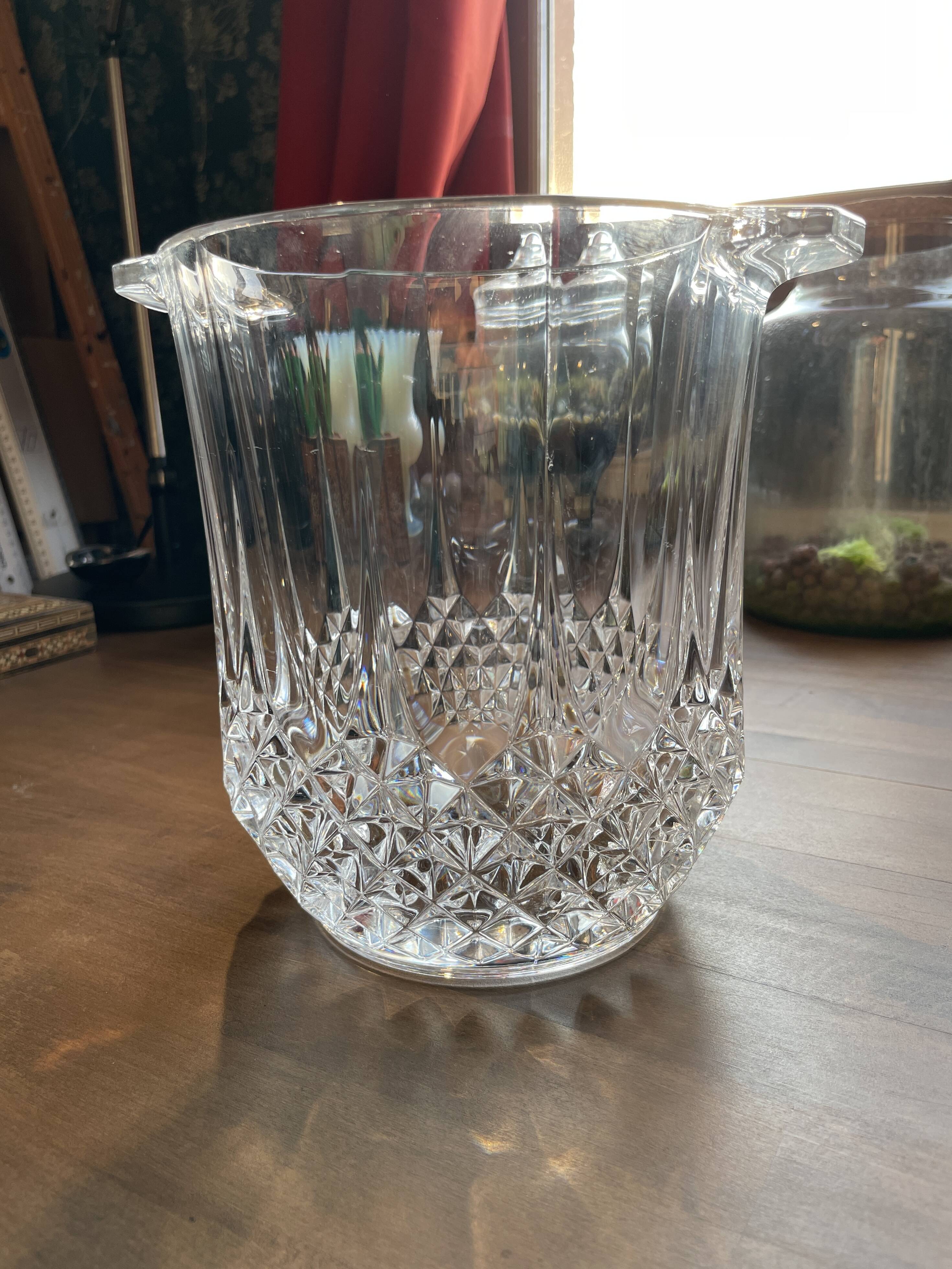 Champagne or ice bucket, Cristal d’Arques, "Longchamp" Collection