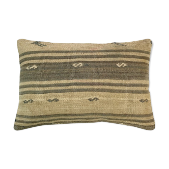 Vintage turkish handmade kilim cushion cover 40x60 cm