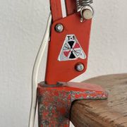 Vintage 1970s carrot Twist T1 architect lamp - 65 cm