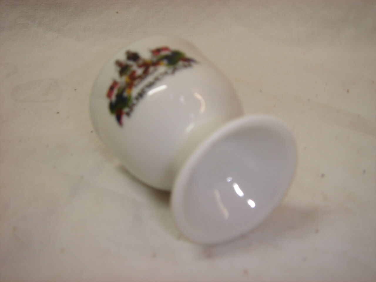 Norwegen norge enamel ceramic eggcup