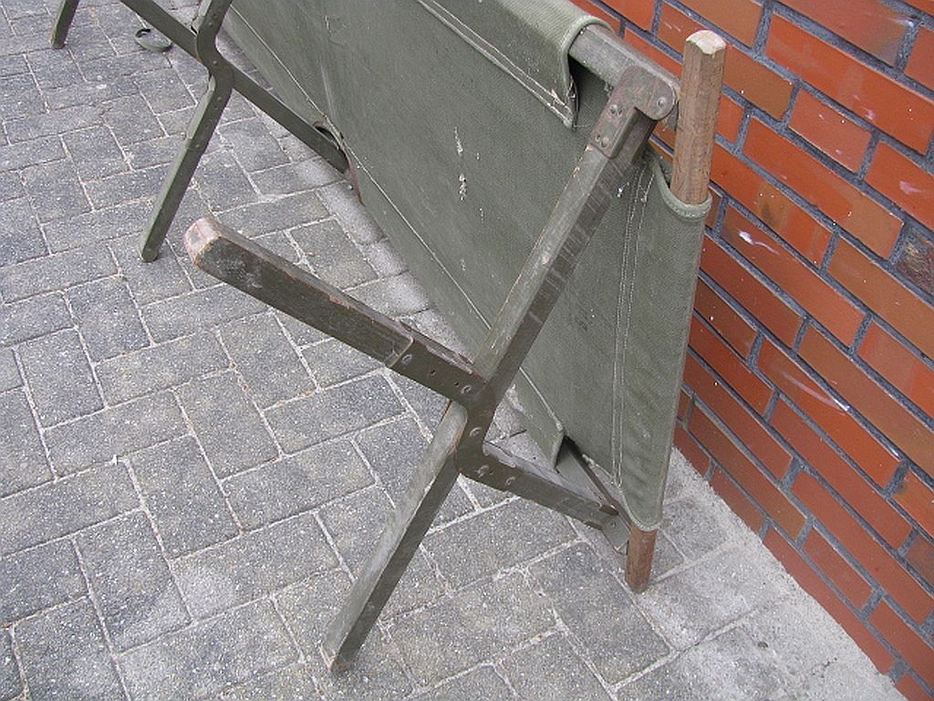 Us army military folding bed, 1950s