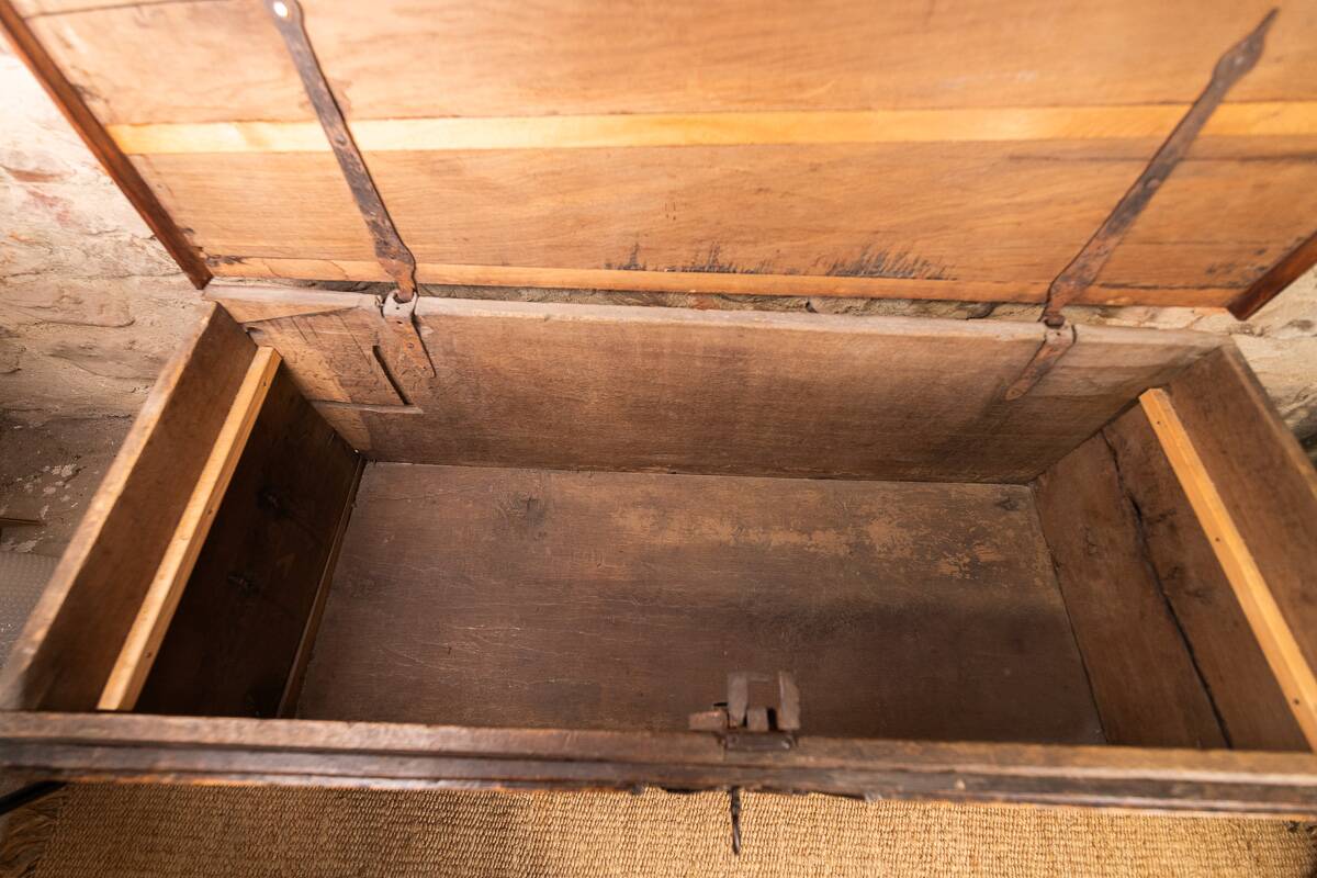 Antique Carved Solid Oak Chest – 2nd Half of the 18th Century