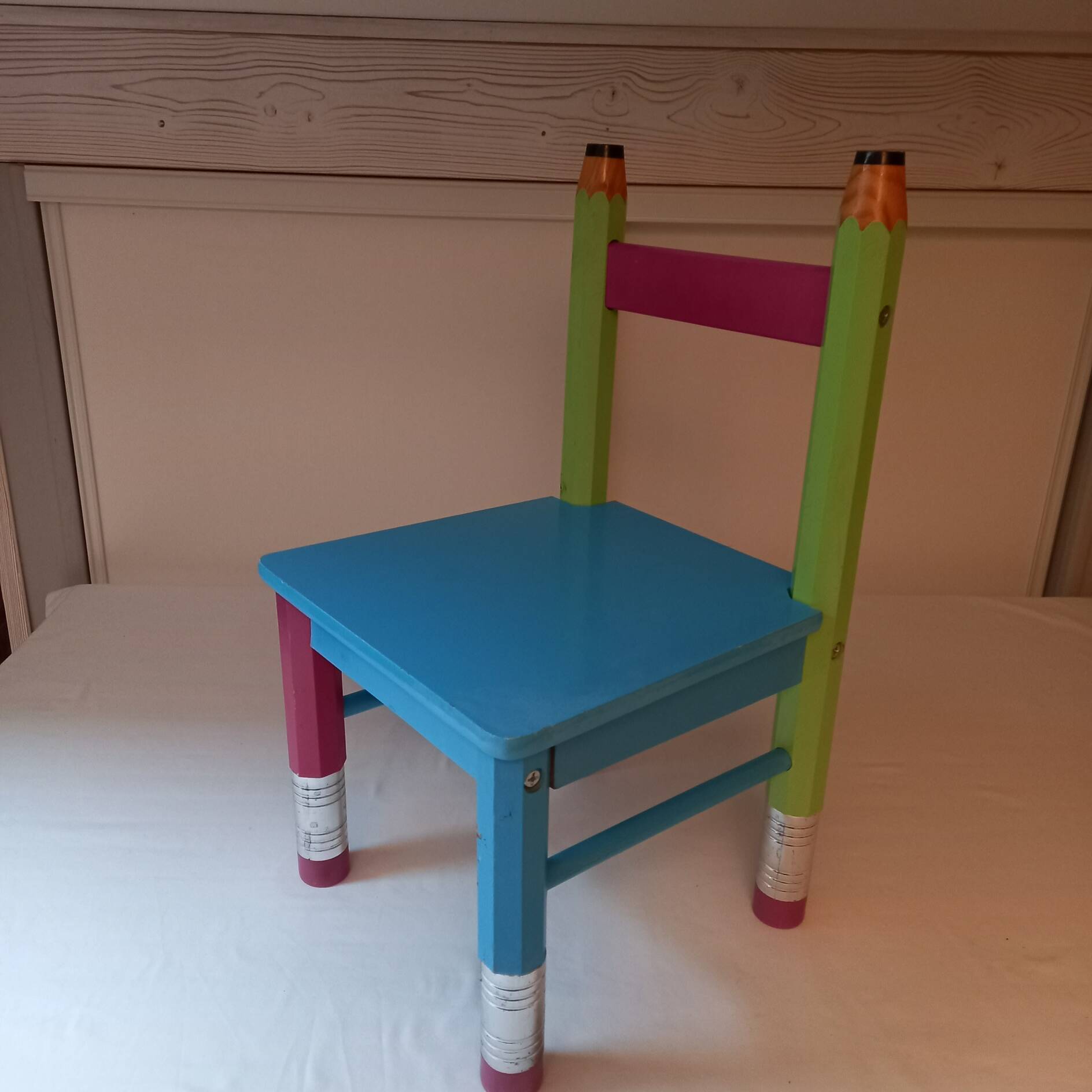 Children's pencil chair by pierre sala