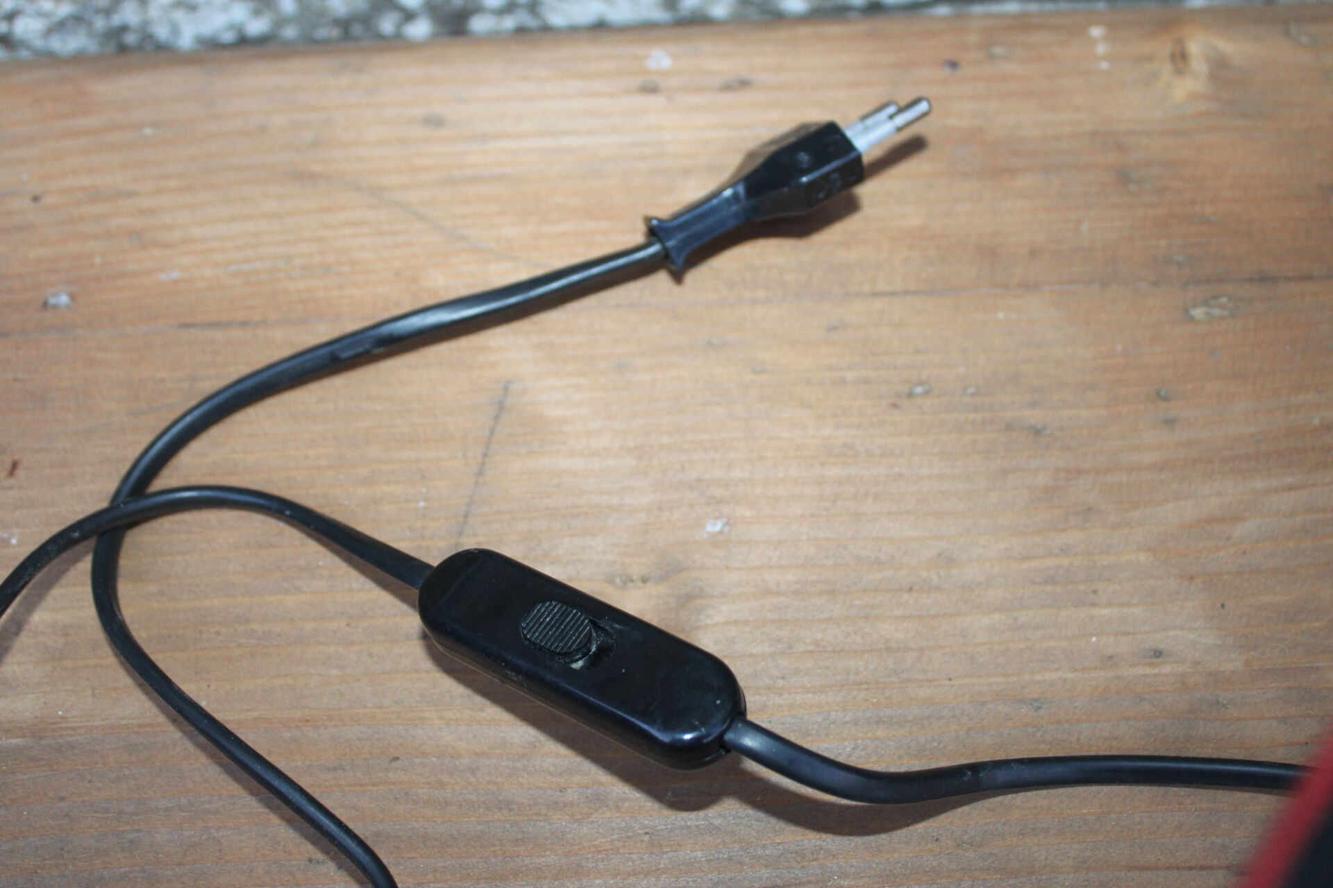 Ceramic lamp and rope shade