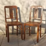 2 1950s bistro chairs