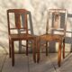 2 1950s bistro chairs