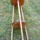 2-tier tripod plant stand in formica