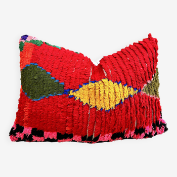 Vintage Moroccan berber boujaad pillow