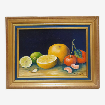 Painting painting still life fruits