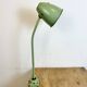 Lampe de table d'atelier industriel vert, 1960s