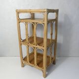 rattan bedside table