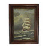 Painting: Ship at sea