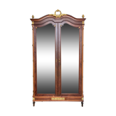 Louis XVI bronze and mahogany cabinet from Mercier Frères
