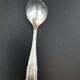 6 small metal silver spoons