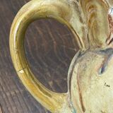 Antique stoneware pitcher signed Denbac
