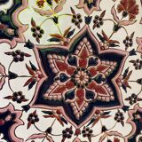 Enameled plate