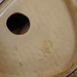 H.Bequet vintage ashtray earthenware Belgium zoomorphic dog