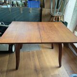 Old wooden wallet table