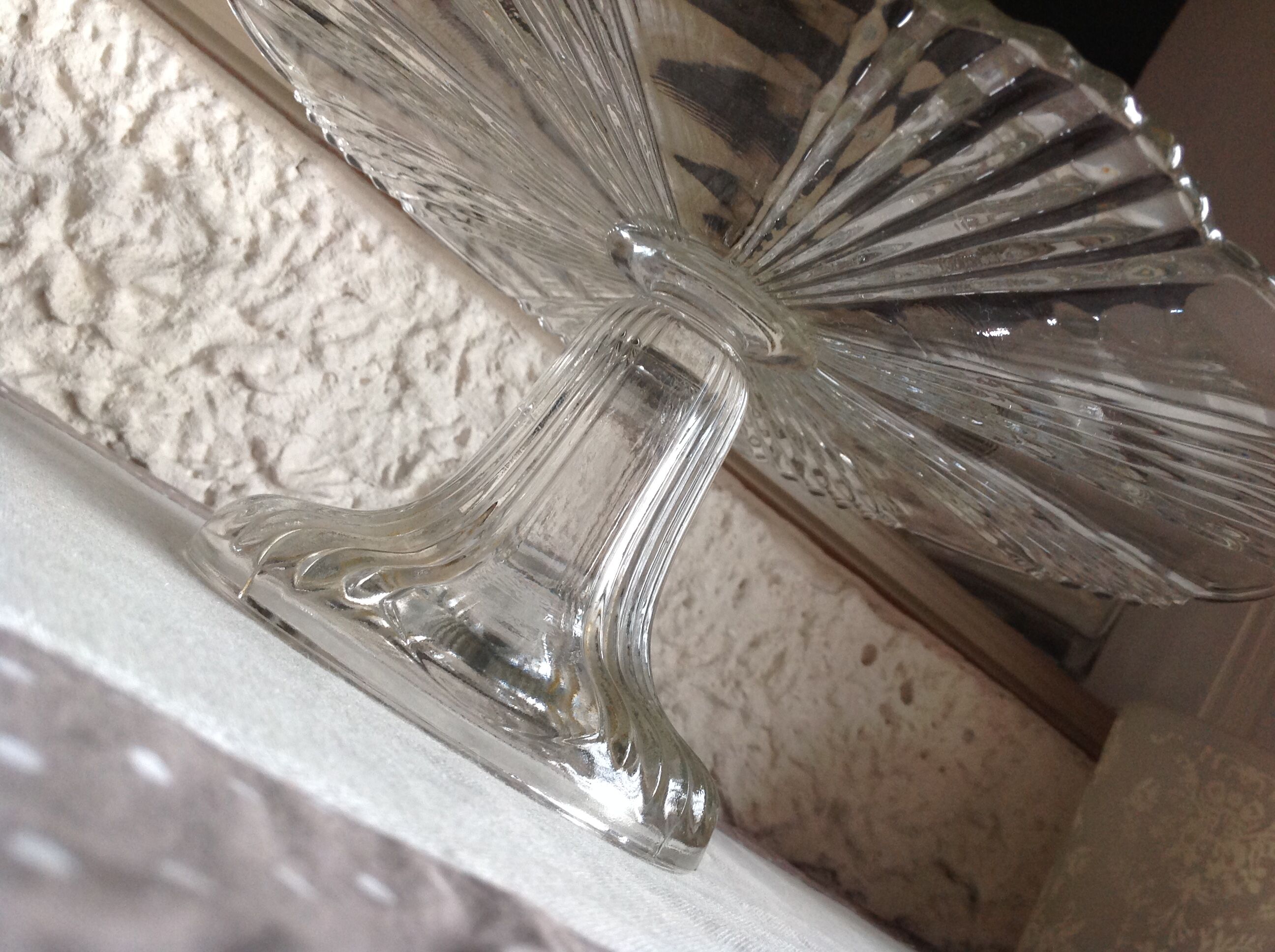 Structured glass shower shower pie dish 60/70