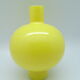 Decorative vase in yellow opaline