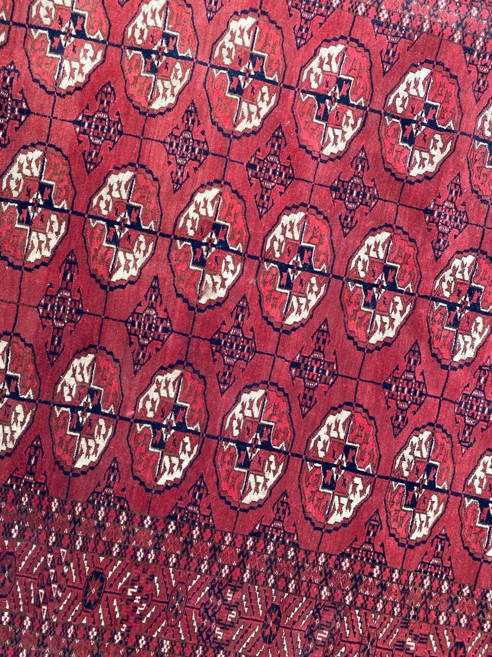 Carpet Turkmen bukhara Afghan 120x154 cm