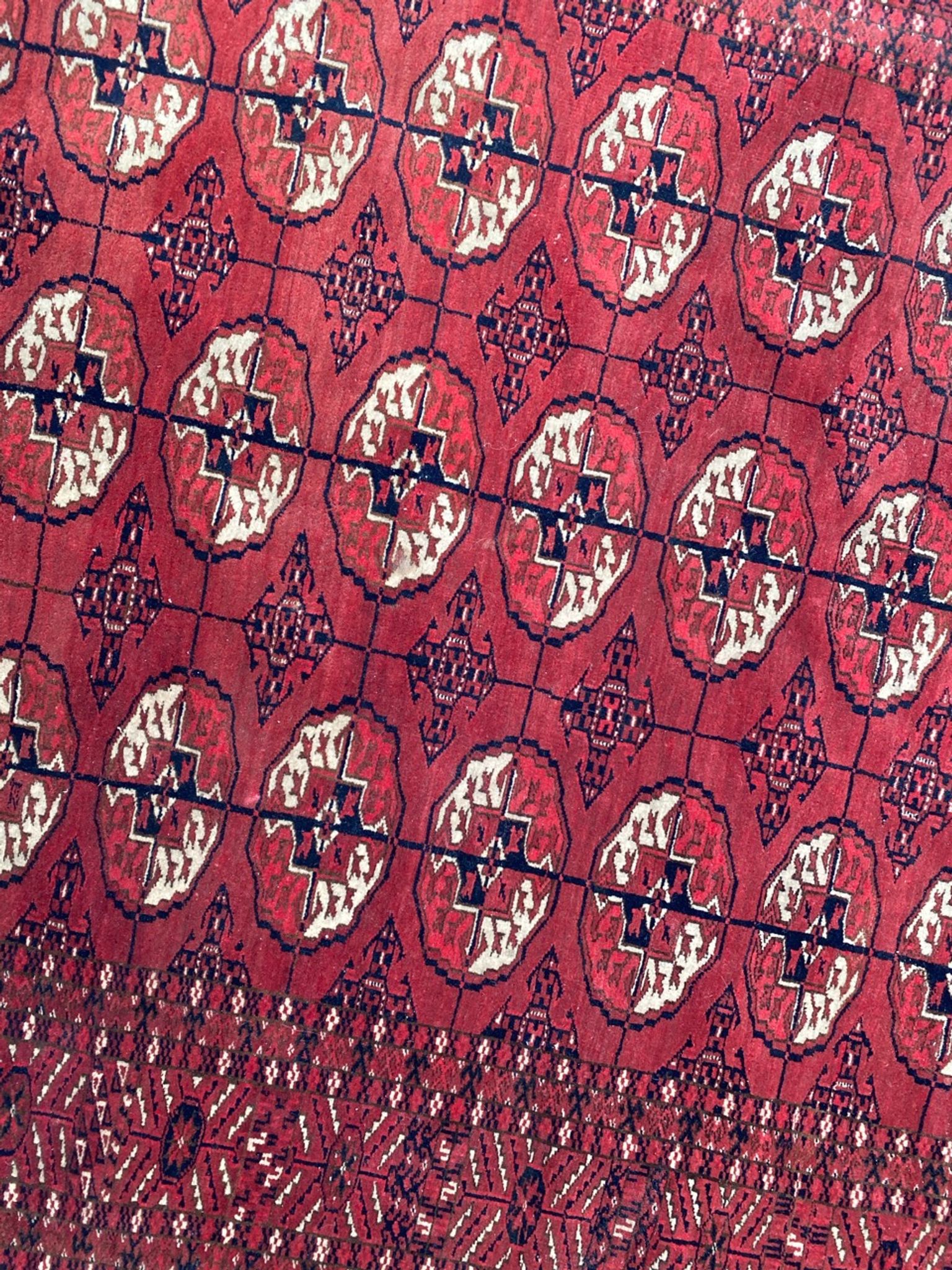 Carpet Turkmen bukhara Afghan 120x154 cm