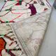 Moroccan Berber rug in cream wool, abstract patterns - 263x160 cm