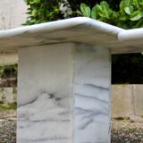 Set of 3 marble nesting tables, Italy 1970