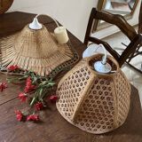 Braided wicker suspension