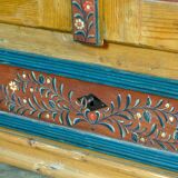 Antique German Hand Painted Cabinet, circa 1850