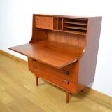 Danish Teak Secretary by Borge Mogensen Edition Soborg Mobler 1960