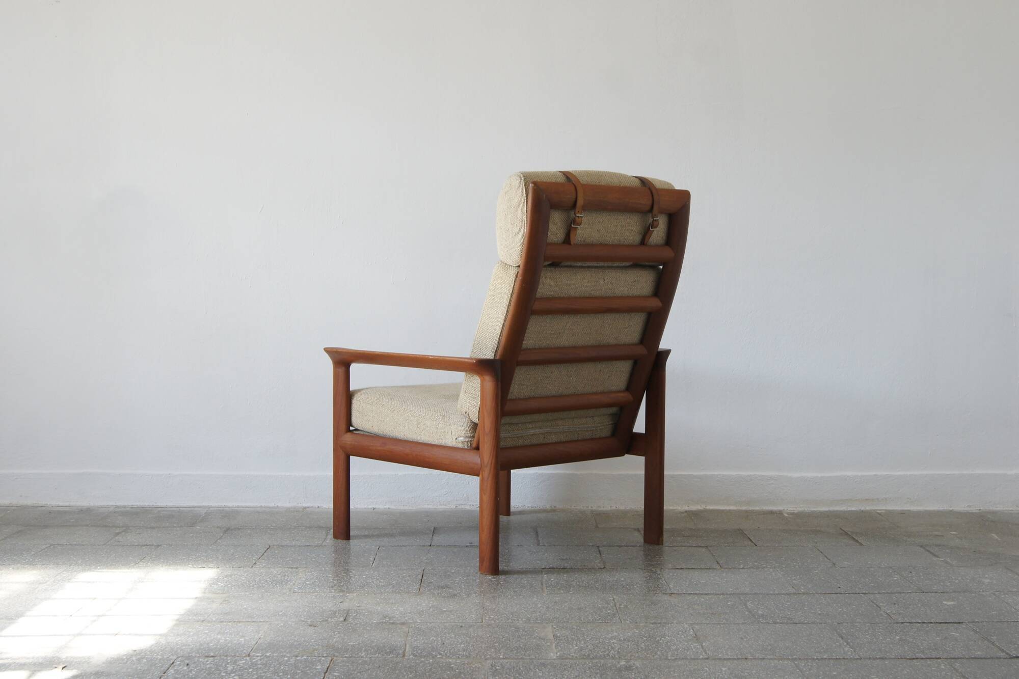 Fauteuil lounge en teck par Sven Ellekaer pour Komfort, Danemark, années 1960