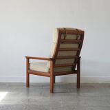 Fauteuil lounge en teck par Sven Ellekaer pour Komfort, Danemark, années 1960
