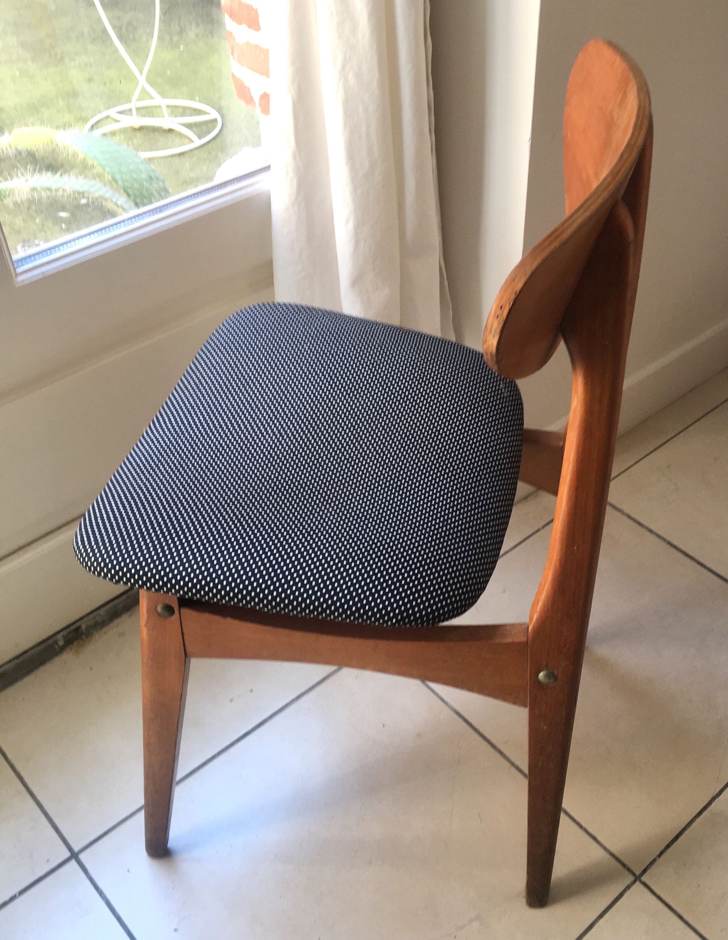 Chair Stella vintage Scandinavian design in the 1950/60s