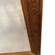Vintage wooden wall mirror