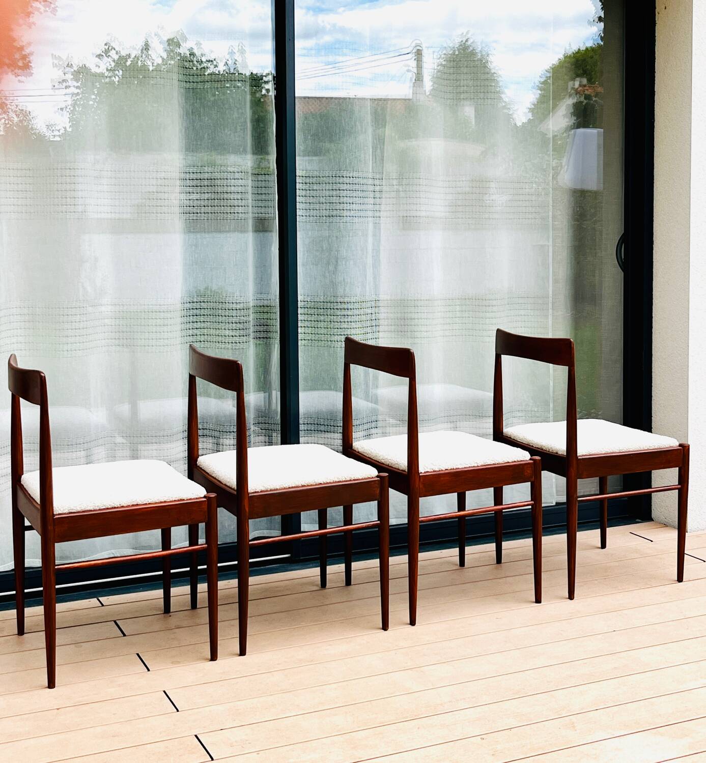 4 Scandinavian chairs 1960