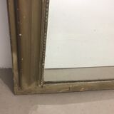 Golden trumeau mirror 137 X 103 cm