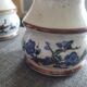 3 pots decor japonisant en gres