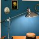 Lampe chromée Aluminor 1970