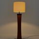 Lampe de sol en teck des années 50 italienne