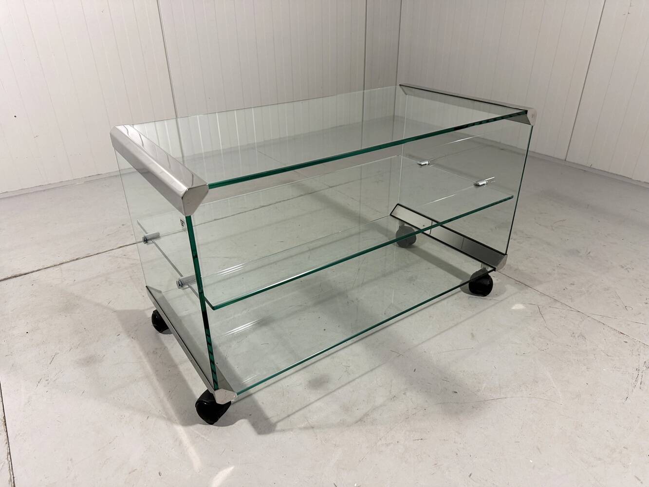 Gallotti&Radice audio rack, television table, side table Tris 1971