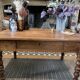 Wooden coffee table