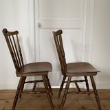 Set of 2 vintage Baumann Tacoma bistro chairs, circa 1960