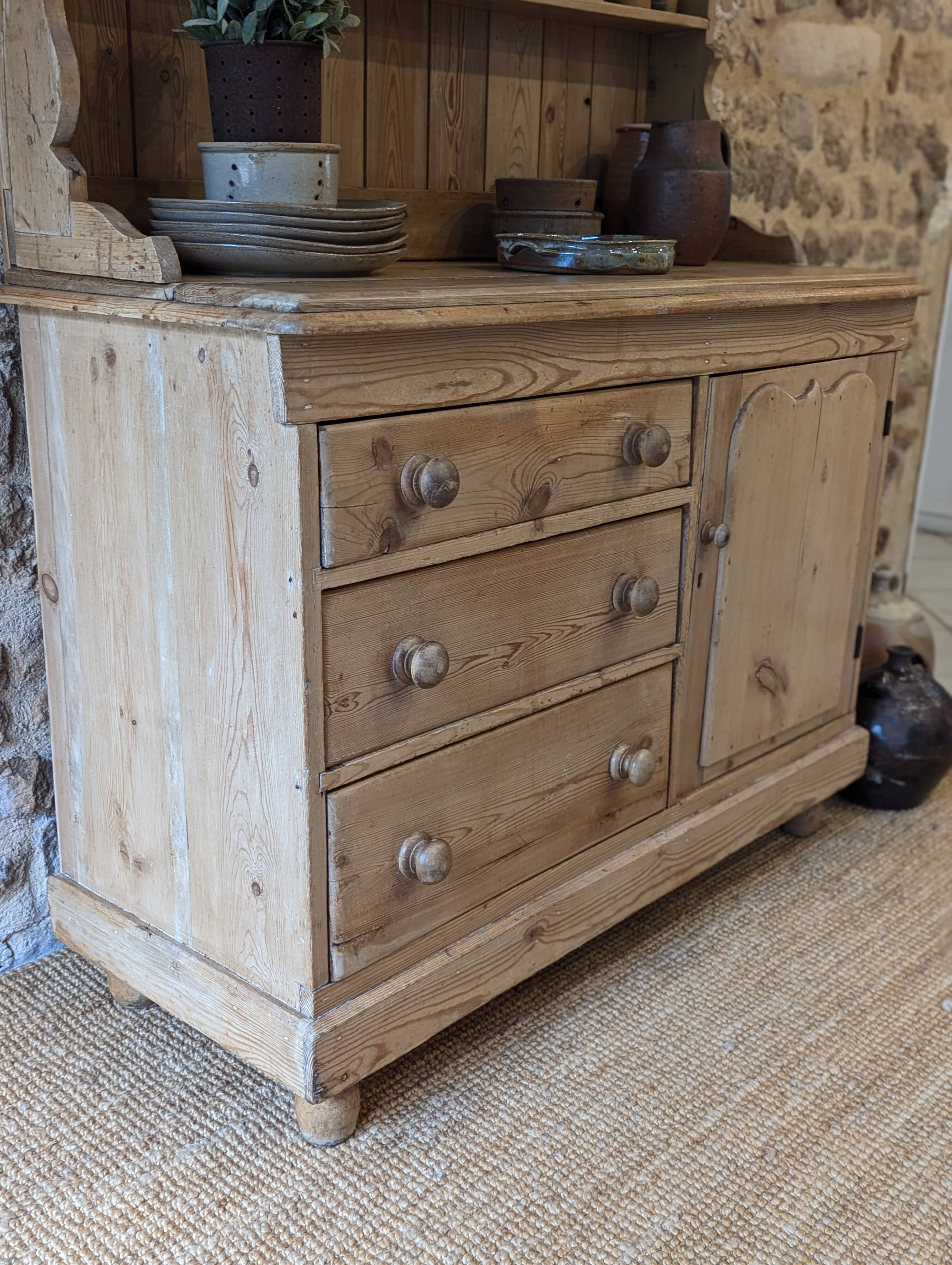 Antique dresser in pitch pine