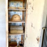 Patinated vintage column furniture