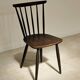 Danish office chair in solid wood
