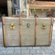 Antique travel trunk