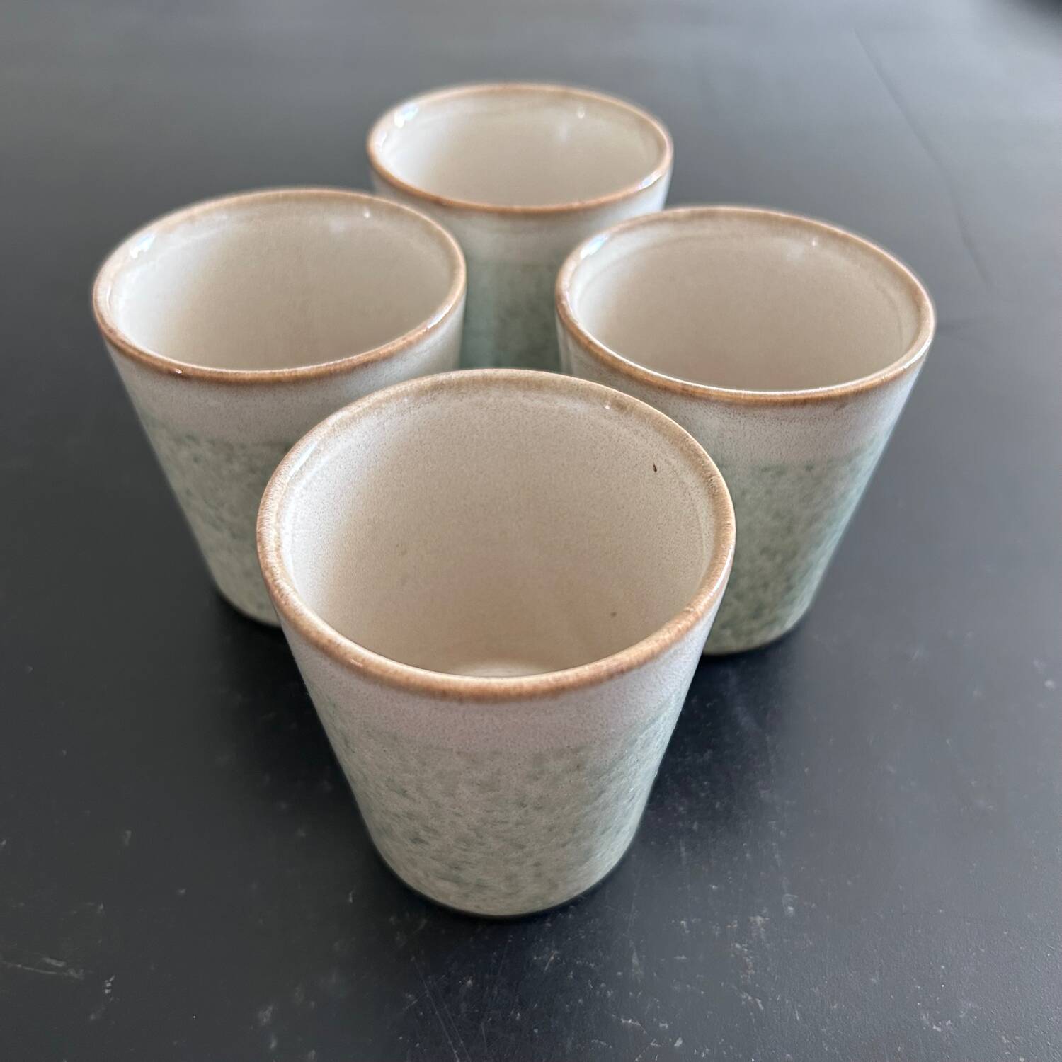 Set of 4 Scandinavian coffee cups