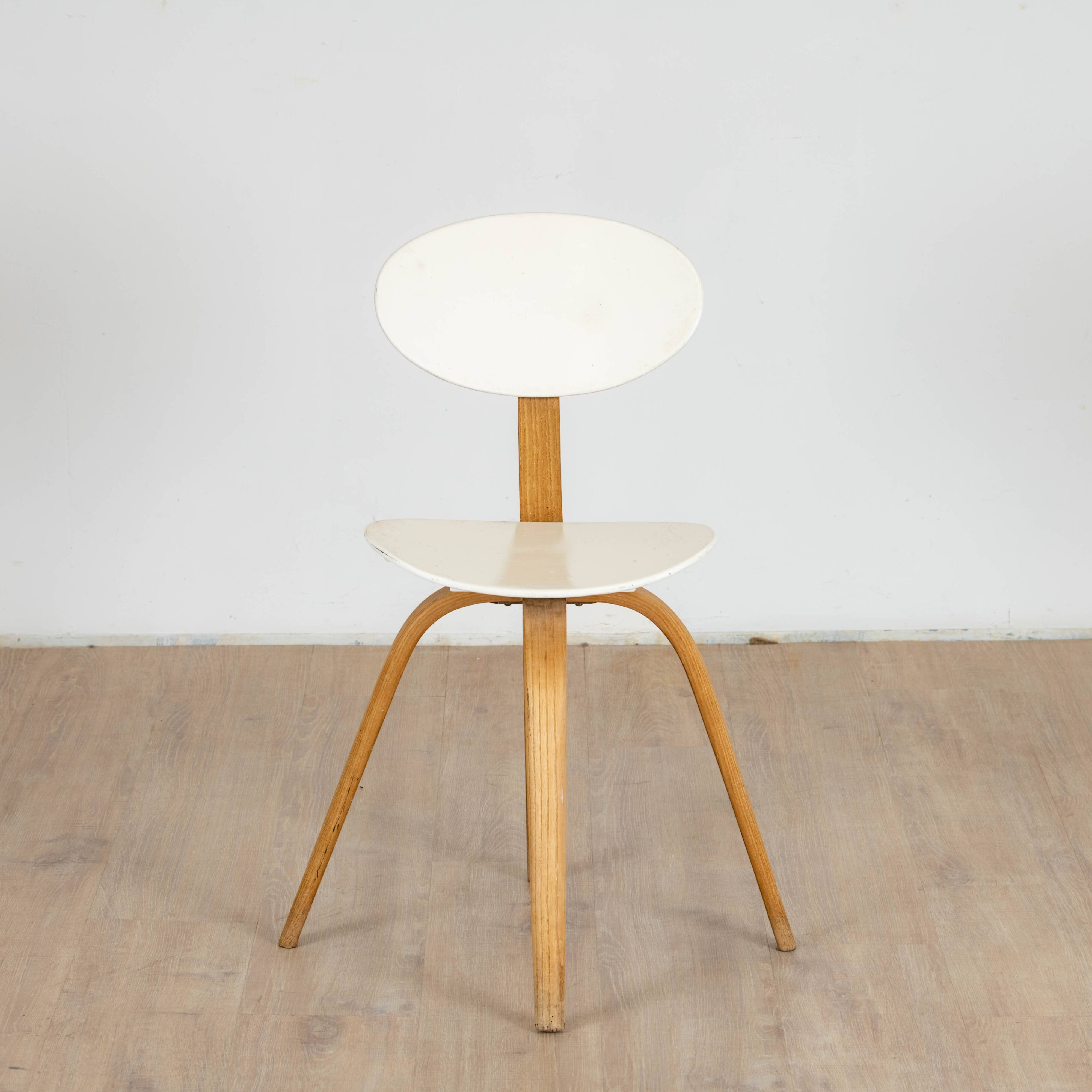 Bow Wood Chairs No. 3, Wilhelm Von Bode, Steiner Edition, Circa 1950