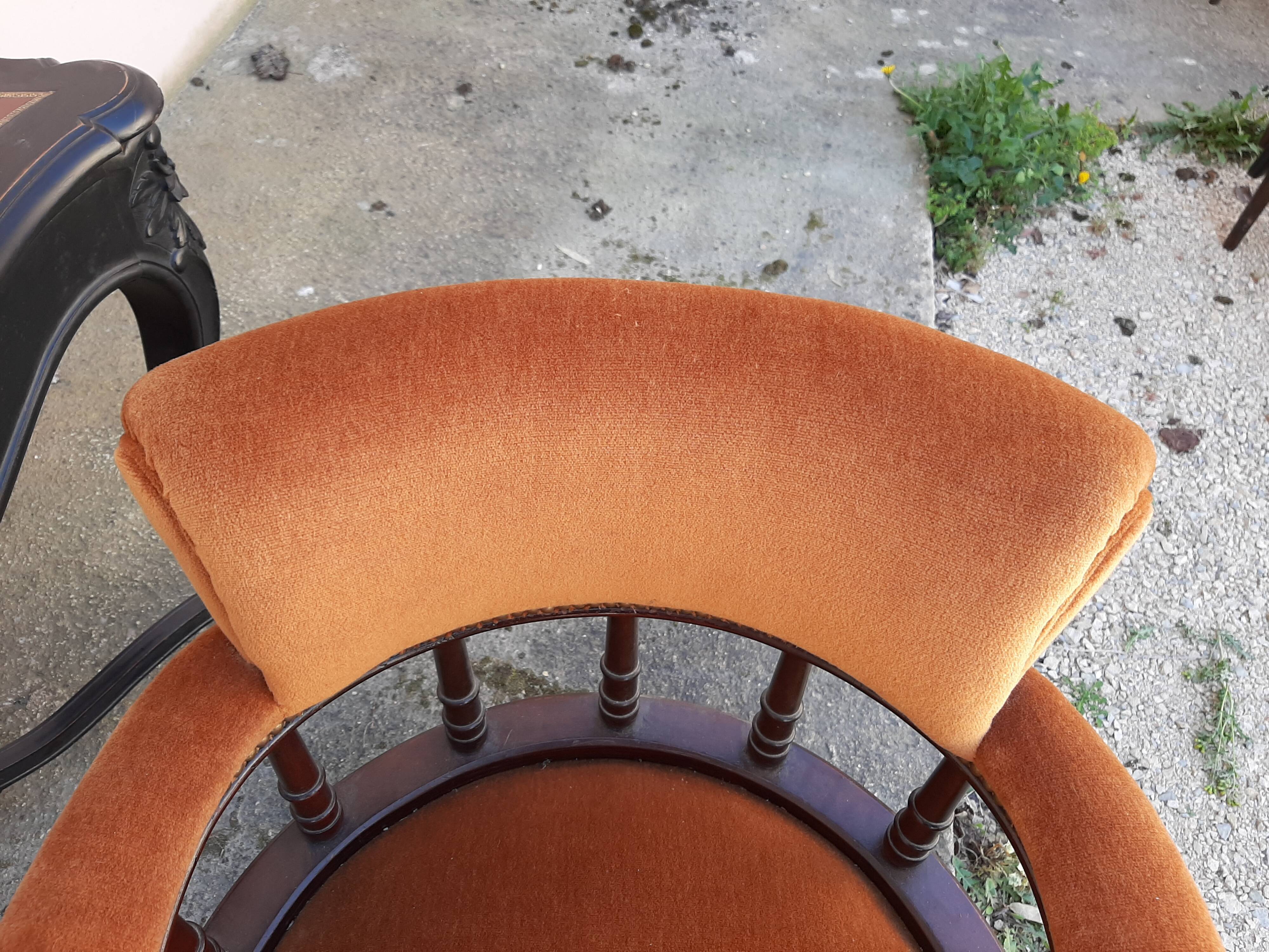 Old century office armchair 20th